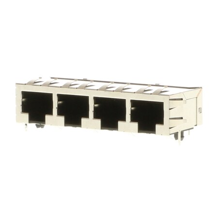 Molex Telecom And Datacom Connector, 32 Contact(S), Female, Right Angle, Solder Terminal, Locking, Jack 432238146